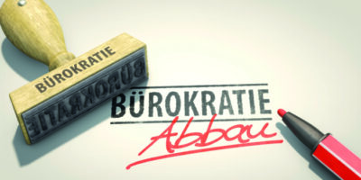 Bürokratie Abbau Stempel Bürokratie Abbau Stempel